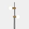 LEDS-C4 Nude Double stojaca lampa E27 zlatá/čierna