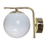 Nástenné svetlo Aurora, 1-plameňové, zlatá