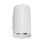 Nástenné svetlo Tube z hliníka up and down, biela