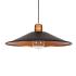 Závesné svetlo Garret I, tmavohnedá/medená Ø 50 cm