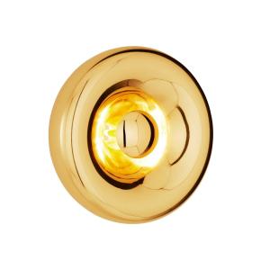 Tom Dixon Void Surface nástenné LED svetlo, mosadz