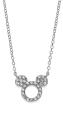 Disney Trblietavý strieborný náhrdelník Mickey Mouse N901464RZWL-18