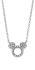 Disney Trblietavý strieborný náhrdelník Mickey Mouse N901464RZWL-18