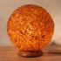 Stolová LED lampa Jantár v tvare gule