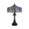 Stolová lampa Cobalt v dizajne Tiffany