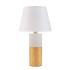 Pauleen Woody Elegance stolová lampa, drevo/textil