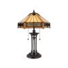 Stolová lampa Indus v štýle Tiffany
