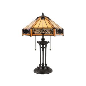 Stolová lampa Indus v štýle Tiffany