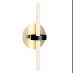 SEGULA nástenné svetlo Equator v zlatej a čiernej