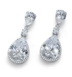 Oliver Weber Elegantné náušnice s čírymi kubickými zirkónmi Ceres 23055