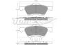 TOMEX Sada brzdových platničiek kotúčovej brzdy TX 18-94