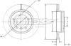 TOMEX Brzdový kotúč TX 71-57