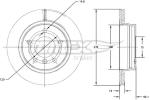 TOMEX Brzdový kotúč TX 71-57