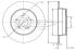 TOMEX Brzdový kotúč TX 73-10
