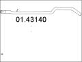 MTS Výfukové potrubie 01.43140