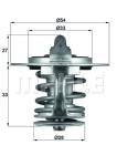 MAHLE ORIGINAL Termostat chladenia TX 84 77