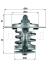 MAHLE ORIGINAL Termostat chladenia TX 84 77
