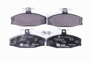 HELLA Sada brzdových platničiek kotúčovej brzdy 8DB 355 017-931