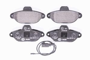 HELLA Sada brzdových platničiek kotúčovej brzdy 8DB 355 019-151