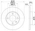 HELLA Brzdový kotúč 8DD 355 100-131