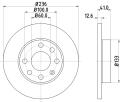 HELLA Brzdový kotúč 8DD 355 100-431