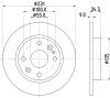 HELLA Brzdový kotúč 8DD 355 106-471