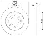 HELLA Brzdový kotúč 8DD 355 111-451