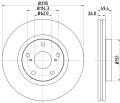 HELLA Brzdový kotúč 8DD 355 114-671