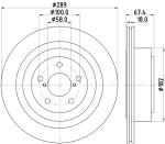 HELLA Brzdový kotúč 8DD 355 115-121