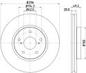 HELLA Brzdový kotúč 8DD 355 115-191