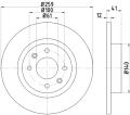 HELLA Brzdový kotúč 8DD 355 115-271