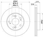 HELLA Brzdový kotúč 8DD 355 115-341