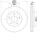 HELLA Brzdový kotúč 8DD 355 125-071