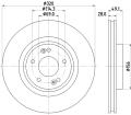 HELLA Brzdový kotúč 8DD 355 125-121