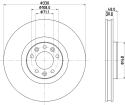 HELLA Brzdový kotúč 8DD 355 125-331