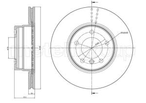 CIFAM Brzdový kotúč 800-809C