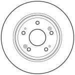 JURID Brzdový kotúč 562687JC