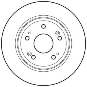 JURID Brzdový kotúč 562687JC