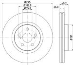 HELLA Brzdový kotúč 8DD 355 111-651