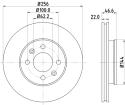 HELLA Brzdový kotúč 8DD 355 119-011