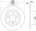 HELLA Brzdový kotúč 8DD 355 123-001