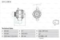 BOSCH Alternátor 0 986 082 330