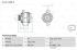 BOSCH Alternátor 0 986 082 330