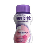 NUTRIDRINK Compact protein s jahodovou príchuťou 24 x125 ml