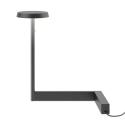 Vibia Flat stolná LED lampa výška 30 cm čierna