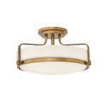 Stropné svietidlo Harper Ø45,6cm starožitná mosadz