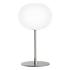 FLOS Glo-Ball Table 1 lampa, strieborná matná