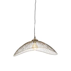 Dizajnové závesné svietidlo mosadz 64 cm - Pia