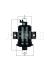 MAHLE ORIGINAL Palivový filter KL140