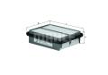MAHLE ORIGINAL Vzduchový filter LX861